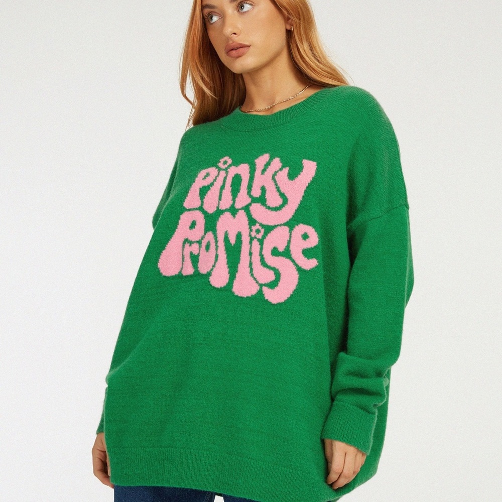 Motel Rocks Lulees Sweater Pinky Promise